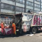 Müllmänner in Mexico City
